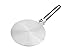 RUNZI 9.45inch Heat Diffuser Stainless Steel Induction Adapter Plate Foldable Handle Coffee Milk Cookware Induction Hob Heat Cooking Diffuser for Electric Stove…