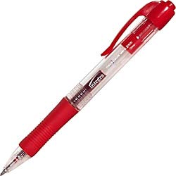 Plumas retráctiles Integra gel punta fina 0.5 mm rojo x12 miniatura 1