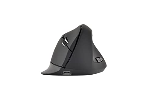 Bluestork ML-WL-ERGO-BK Souris ergonomique sans fil, Soft touch, repose doigt, rechargeable micro USB, compatible PC et MAC, Gris ou Noir (Aléatoire) Cover