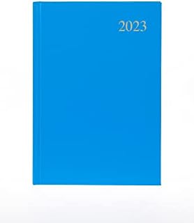 Collins Essential A5 Week to View 2023 Diary - Light Blue - Calendar Year Weekly Diary, Journal and Planner for business, office and personal,ESSA53.57-23