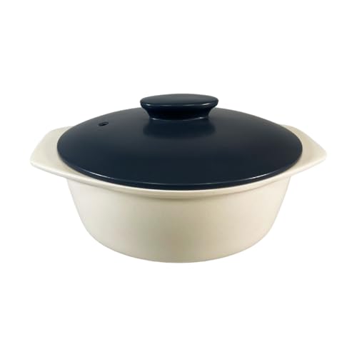 [美濃焼]色が選べる テラ 直火土鍋 6.5号 [丸利玉樹利喜蔵商店]MCC097-SKU (ネイビー)