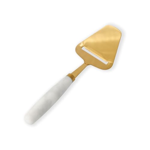 White Marble Cheese Plane/Slicer, Handheld