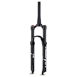 26 27.5 29 Inch MTB Air Suspension Fork Travel 100mm Mountain Bike Front Forks 1-1/2" Tapered Tube S
