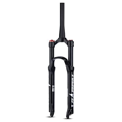 26 27.5 29 Inch Mtb Air Suspension Fork Travel 100Mm Mountain Bike Front Forks 1-1/2" Tapered Tube Shoulder Control Disc Brake Qr 9*100Mm Magnesium+Aluminum Alloy ( Color : Black , Size : 27.5" ) #TOP6