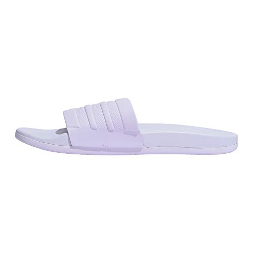 Image of Adidas womens Adilette Comfort PURPLE TINT /PURPLE TINT /PURPLE TINT Slide Sandal - 5 UK (EG7645)