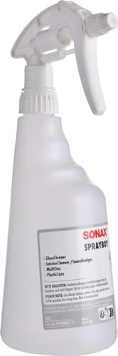 Sonax Profiline Sprayboy 0.65 L, 1 Pezzo Flacone Spray Trasparente Con Livello Di Riempimento Facilmente Riconoscibile, Art.N. 04998000