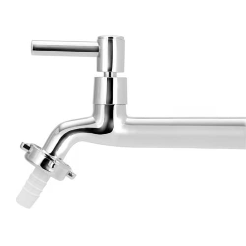 Torneira Parede Lavanderia Tanque Longa 21cm 1/4 ABS