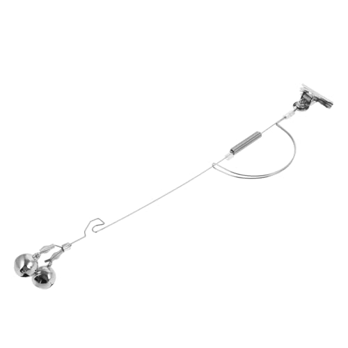 HANABASS Stainless Steel Fishing Bite Alarm Bell Fish Bite Alert for Rods Poles for Carp