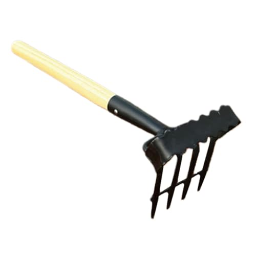 Toddmomy Rastrillo De Jardinería Pequeño Herramienta Manual De Rastrillo De Mano para Cortar y Extraer Profundas