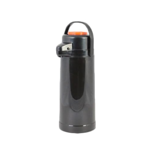 APPG022D Airpot, 2.2 Liter (74 oz.) Capacity, Glass Lined, Orange Push Button top, Decaf, Plastic