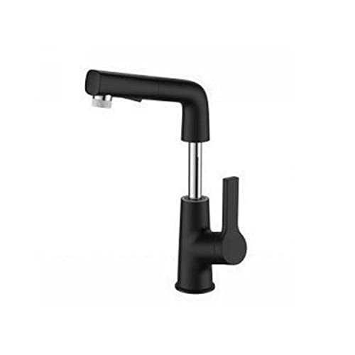 Robinet de salle de bain mitigeur lavabo extractible laiton eau chaude froide 3 modes de jet