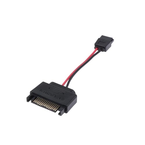 Cable adaptador SATA 15 pines a 6 pines para alimentación miniatura 5