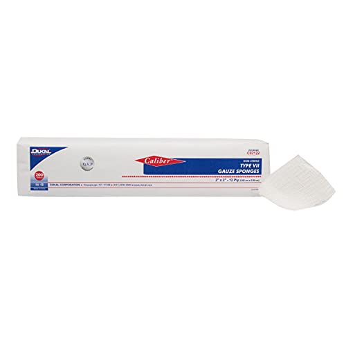Dukal Gauze Sponge, Type VII, Non-Sterile, 12-Ply Premium, 2" x 2" (Pack of 8000) miniatura 1