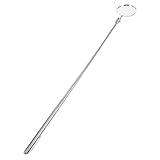 Ciieeo Teleskopierbarer Inspektionsspiegel für Fahrzeuguntersuchungen mit Ausziehbarem Griff und Schwenkbarem Spiegel aus Metall und Glas Kompakt und Verstellbar