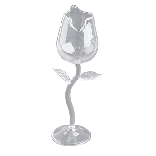 Copas de cóctel de vino de lujo con forma de flor elegante vaso de 100 ml 2