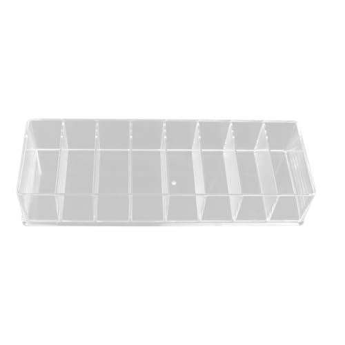 MAJORMENCH Boîte de Rangement à Compartiments pour Tête de Tondeuse à Cheveux, Plastique Transparent, 1 Pièce, Porte-accessoires de Coiffure pour Tondeuse...