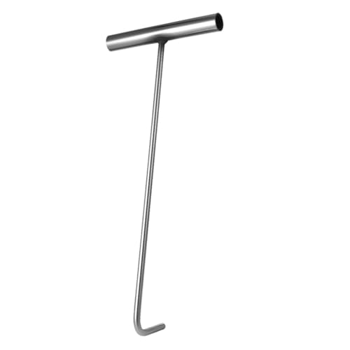 NAMOARLY Wall Hooks Adhesive Heavy Duty Steel Handle Manhole Cover Lifter Rolling Door Lifting Hook