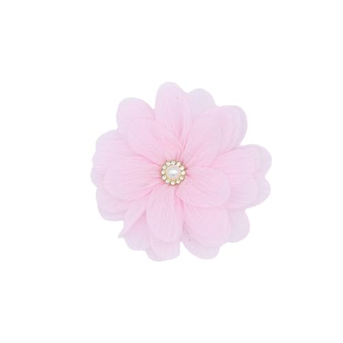 Image of Rose Flower Large Brooch Pin,Vintage Dainty Satin Fabric Camellia Lapel Pins Handmade Big Flower Collar Pins Wedding Party Dance Dress Suit Clothes Accessories Jewelry for Women