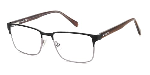 Monturas de gafas Fossil Fos 7155/G para hombre graduadas de pasta rectangular