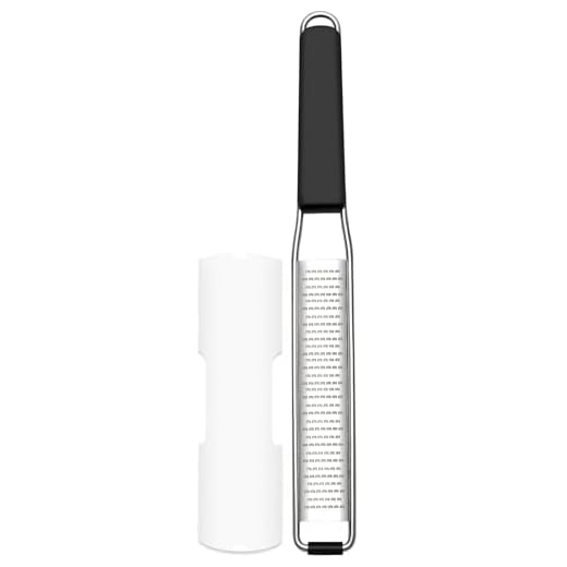 Cambom Lemon & Citrus Zester, Cheese Graters with Stainless Steel Sharp Blade for Parmesan Cheese, Ginger, Garlic, Nutmeg, Chocolate, Vegetables, Fruits, Dishwasher Safe Shredder Fine Blade