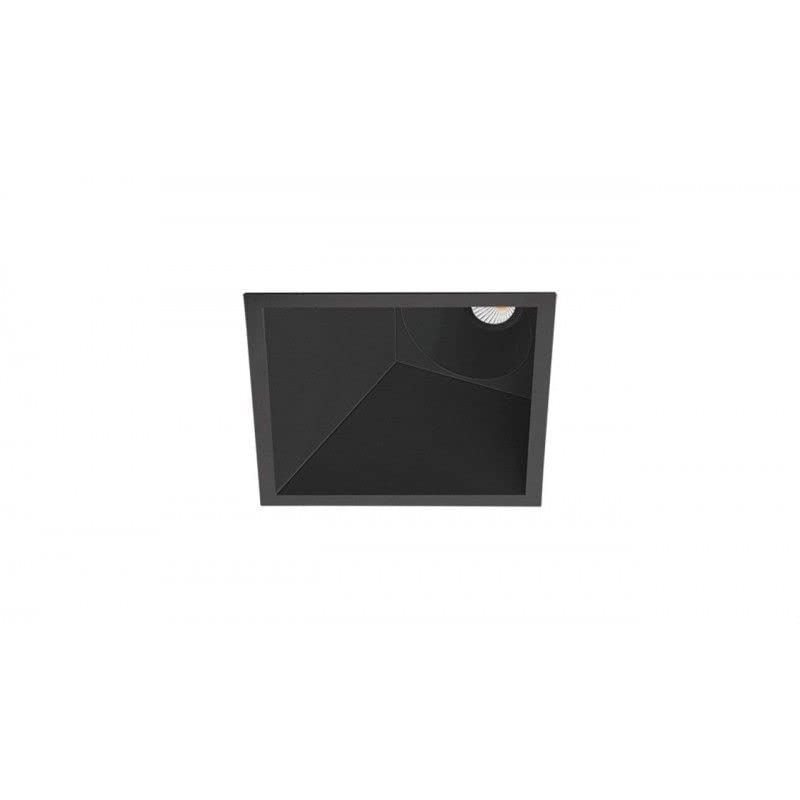Arkoslight SWAP SQUARE ASYM 7W : Luminaire encastrable noir haut de gamme