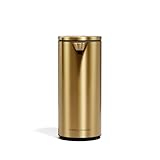 simplehuman 9 oz. Touch-Free Automatic Rechargeable Sensor Pump, Brass Stainless Steel, New