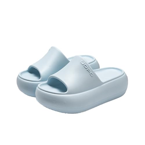 Bath Slippers Elevator Slippers for Women 6cm Lift Thick Platform Sandals with EVA Sole Indoor/Outdoor House Shoes for showering and indoor use
