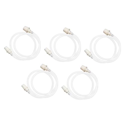 SMASOLO 5Pcs Líneas de Extensión para Máquina de Ventosas Tubos Conectores Durables para Terapia de Ventosas Compatible con Todas las Máquinas de Ventosas Accesorio Esencial para Terapia de Espalda miniatura 1