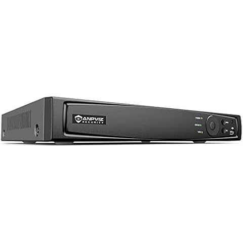 Anpviz 16CH 4K NVR (1080p/3MP/4MP/5MP/6MP/8MP) POE Network Video Recorder ,IP Home Security Camera System Video Recorder, H.265+ Compliant, Compatible IVMS4200 Backup (16CH 4K NVR Without HDD) Cover