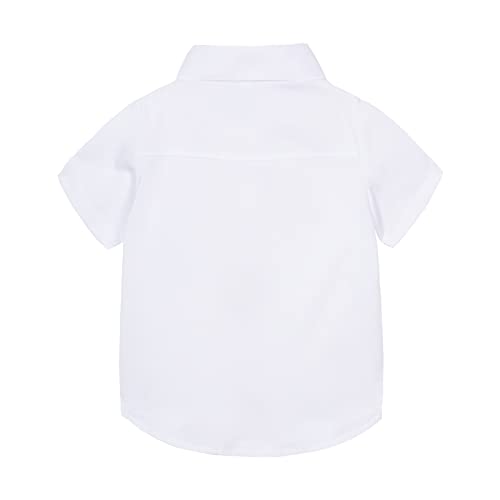 Image of Mud Kingdom Little Boys Dress Shirts Short Sleeve Cute Summer
