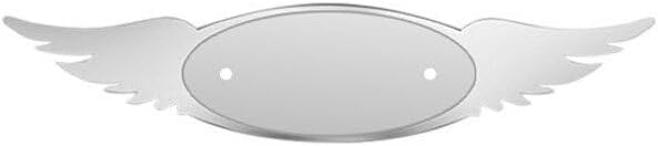 Replacement for Peterbilt 378 Year 2005 SS Double Wing Hood Logo Accent Trim for 8 INCH Oval Peterbilt Emblem by Technical Precision