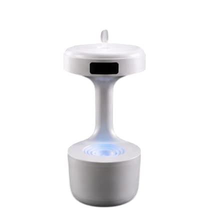 portable mini air humidifier with cool mist & led light | compact personal humidifier for bedroom, office, desk, car & travel usb rechargeable style mist diffuser