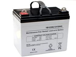Replacement for Pride Victory ES 10 S104 Wheelchair and Mobility 35AH DEEP Cycle AGM Battery by Technical Precision