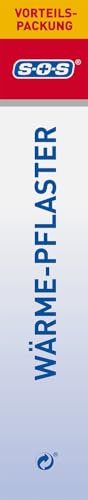 SOS Wärme-Pflaster (4 Stk.) - bei Muskel & Gelenkschmerzen | Wärmepflaster für Rücken, Nacken & Schultern | lösen Verspannungen mit 8h Tiefenwärme
