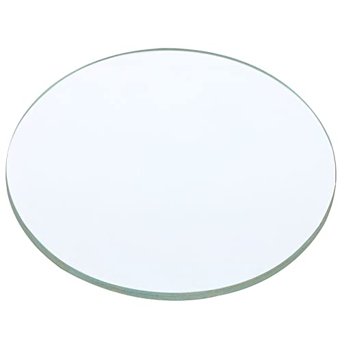 Image of PATIKIL 8 inch (200mm) Focal Length Double Convex Lens, 75mm Diameter 7.3mm Height Glass Optically Polished Round Edges Lens for Physics Experiment, Clear