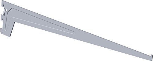 Element System Regalträger 1-reihig, 2 Stück, 3 Farben, Länge 60 cm für Regalsystem, Wandschiene, weiß, 18133-00021