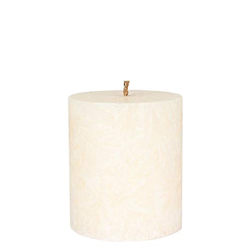 Kerzenfarm Hahn Stearin-Stumpen Elfenbein 75x75 cm, Unparfümiert