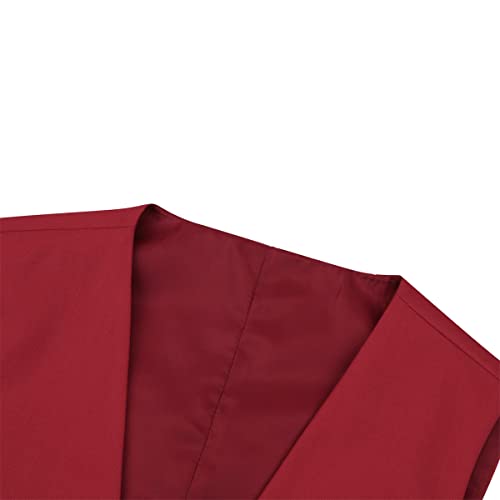 Allthemen Gilet da Uomo Slim Fit con Scollo a V