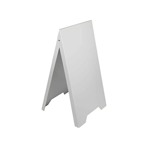 Chevalet stop trottoir plastique blanc dimensions 100 x 55 cm - Fabrication française