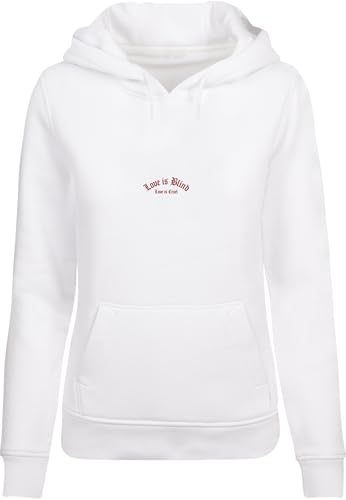 Hoody Miss Tee Damen Love is Blind sweat à capuche noir pour femme