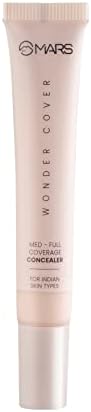 MARS Wonder Cover Matte Liquid Concealer For All Skin Type | Medium Creaseproof & Easy to Blend Concealer for Face Makeup (12ml)-SHADE-01