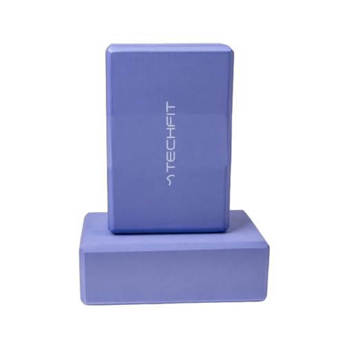 TechFit Mattoncini da Yoga in Schiuma EVA (Set da 2, 23x15x7.6 cm)