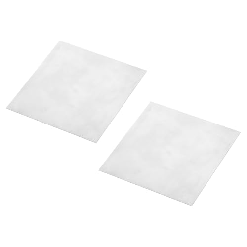 uxcell 2 Pcs Pure Nickel Sheet, 99.6% Pure Nickel Plate Nickel Strip 0.02"x3.94"x3.9"(0.5x100x100mm) Nickel Anode for Electroplating Scientific Lab Industry DIY Craft