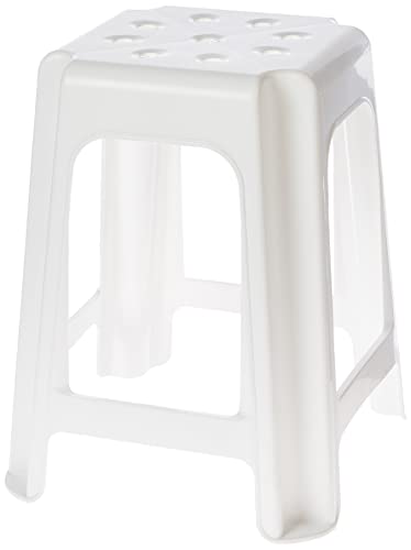 Cosmoplast Plastic High Stool Sqaure for Indoors and Outdoors