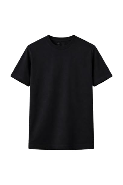 BREVON Regural Fit Shirt Unisex Back Shirt Premium Comfort Breathable Fabric Black Sizes-image-24