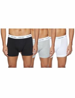 Calvin Klein underwear Herren Boxershorts COTTON STRETCH - TRUNK, 3er Pack, Einfarbig, Gr. Large, Mehrfarbig (BLACK/WHITE/GREY HEATHER 998) Calvin Klein underwear Herren Boxershorts COTTON STRETCH - TRUNK, 3er Pack, Einfarbig, Gr. Large, Mehrfarbig (BLACK/WHITE/GREY HEATHER 998)