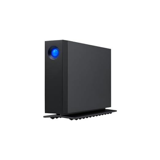 LaCie d2 Professional, 10 TB, disco rígido externo, Thunderbolt 3 USB-C, 7200 RPM unidades de classe empresarial, para Mac e PC desktop, 1 mês Adobe CC, 5 anos de serviços de resgate (STHA1000800)