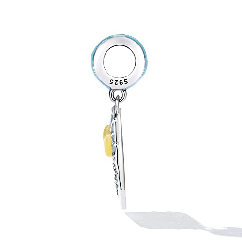 Colgante de sol tarot de plata 925 para pulsera y collar de mujer 7