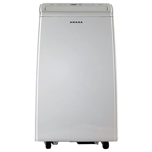 Amana 8,000 BTU (5,500 DOE) Portable Air Conditioner, AMAP084AW, 25.200, White