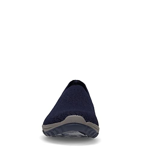 Skechers Skechers Modern Comfort Women's womens Reggae Fest 2.0-mellow Drama Loafer Flat, Navy, 6.5 US